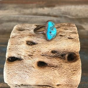 HAWKHOUSE Turquoise & Copper Nugget Ring